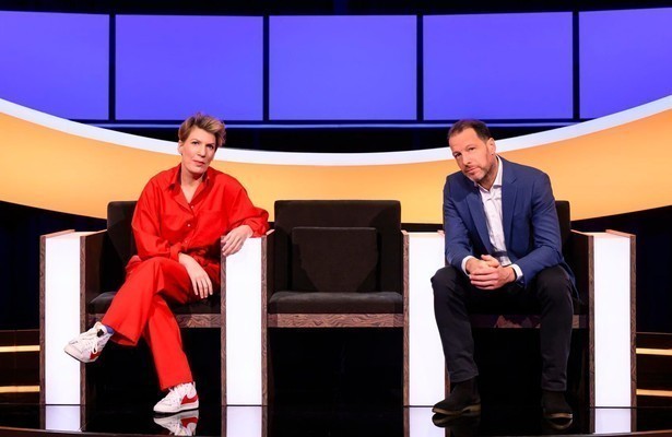 Paulien Cornelisse en Herman van der Zandt voor De Slimste Mens