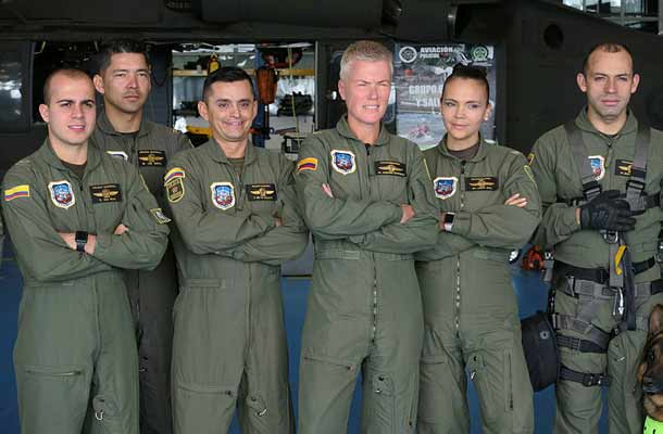 Ellie op patrouille in Columbia