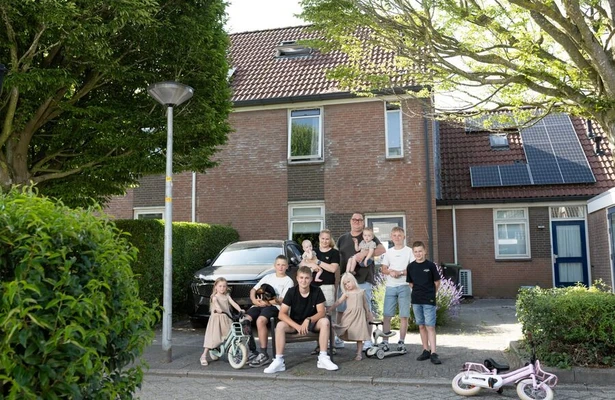 De familie De Lange voor Een Huis Vol