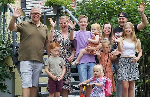 Familie Kraan uit Een Huis Vol Emigreert. 