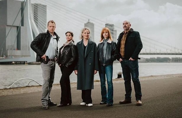 De cast van het laatste seizoen van Flikken Rotterdam.