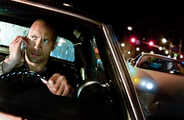 Dwayne Johnson in Faster