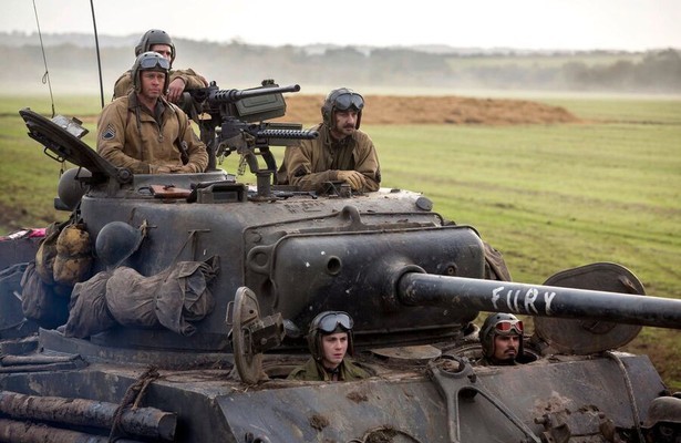Brad Pitt en overige acteurs Fury