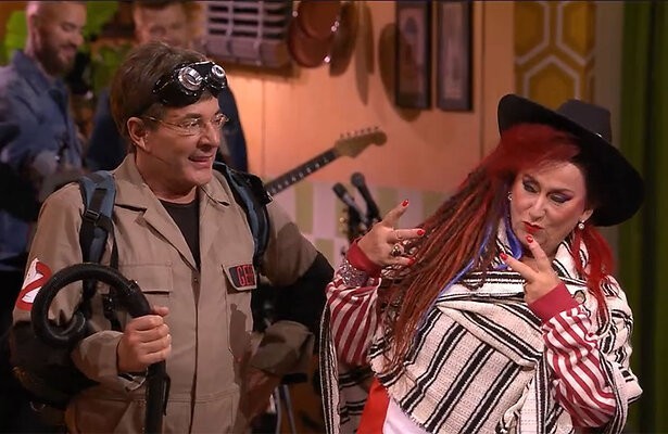 Gerard Joling en Karin Bloemen in Oh, Wat een Jaar
