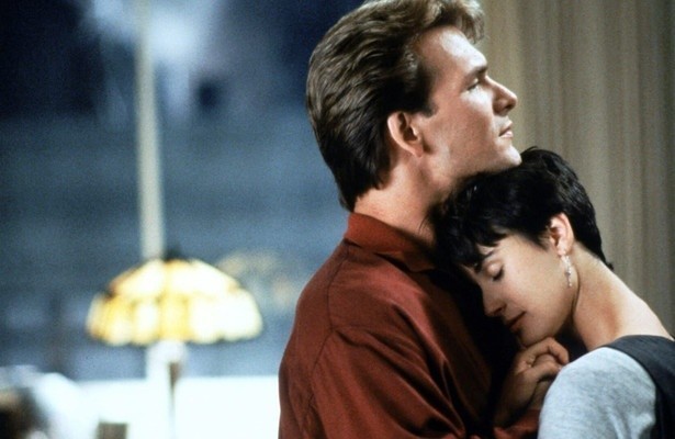 Patrick Swayze en Demi Moore in Ghost