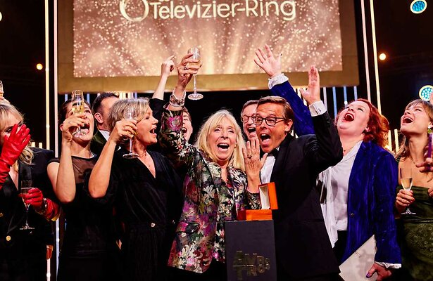 Cast en makers van Oogappels op Gouden Televizier-Ring Gala 2023