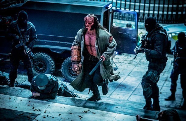 David Harbour in Hellboy