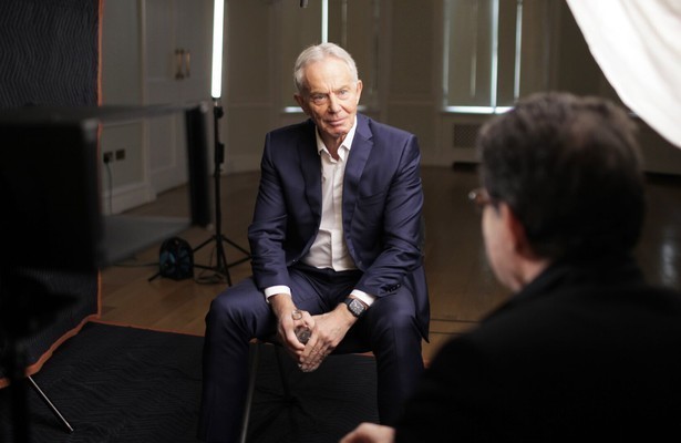 Tony Blair in Het Verhaal van Tony Blair