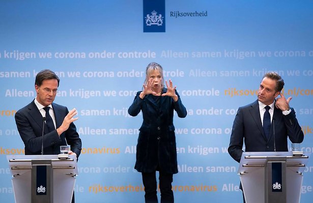 Persconferentie Rutte