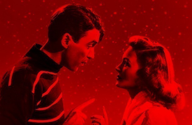 James Stewart en Donna Reed in It's a Wonderful Life