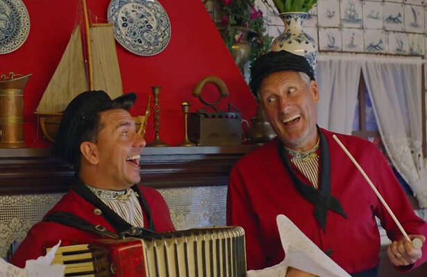 Jan Smit en Gert Verhulst in seizoen 6 van De Verhulstjes