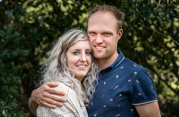 Janine en Sander