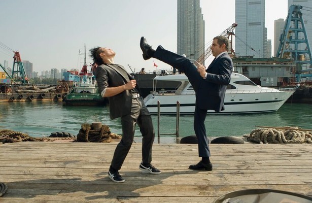 Rowan Atkinson in Johnny English Reborn
