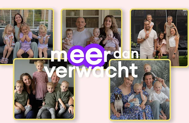 Gezinnen van het derde seizoen van Meer Dan Verwacht
