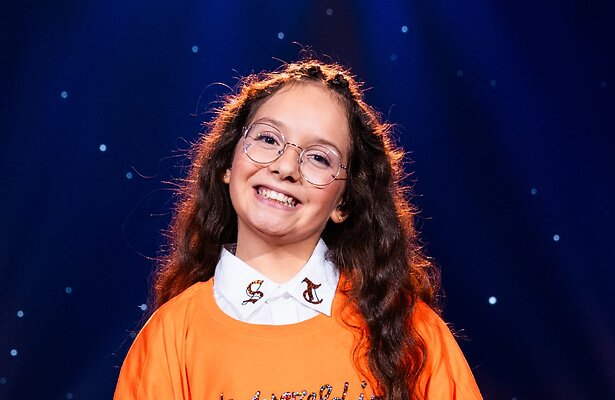 Maria voor het Junior Songfestival