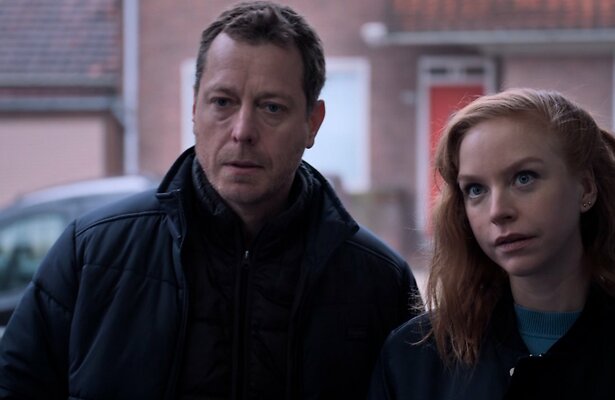 Mark van Eeuwen en Anneke Sluiters in Flikken Rotterdam
