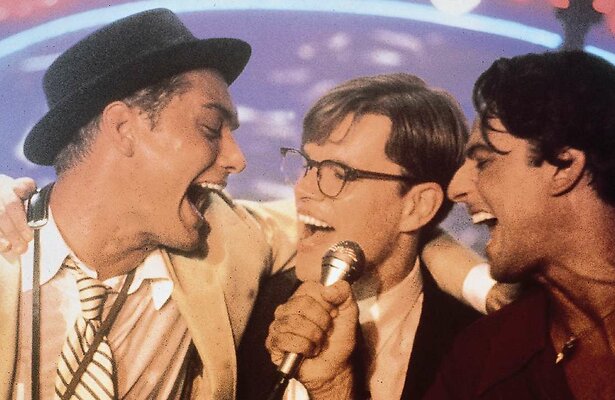 Jude Law en Matt Damon in The Talented Mr. Ripley