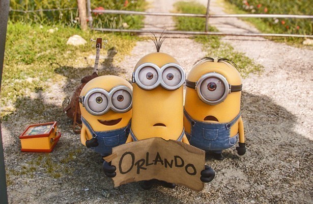 Stuart, Kevin en Bob in Minions