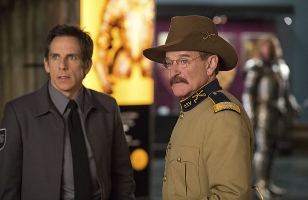 Ben Stiller en Robin Williams in Night at the Museum: Secret of the Tomb