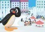 Pingu in de stad