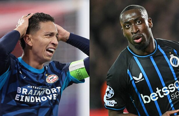 Mauro Junior (PSV) - Carlos Forbs (Brugge)