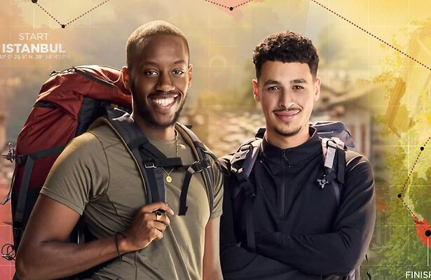 Stephen Rutayisire en Hamza Othman in Race across the World