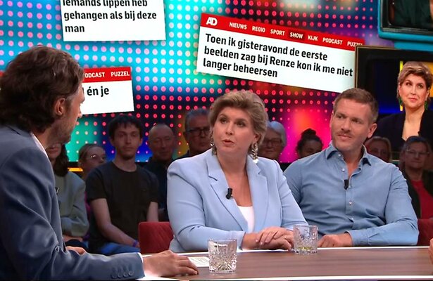 Angela de Jong vertelt over einde van haar tv-column in Renze op Zondag.