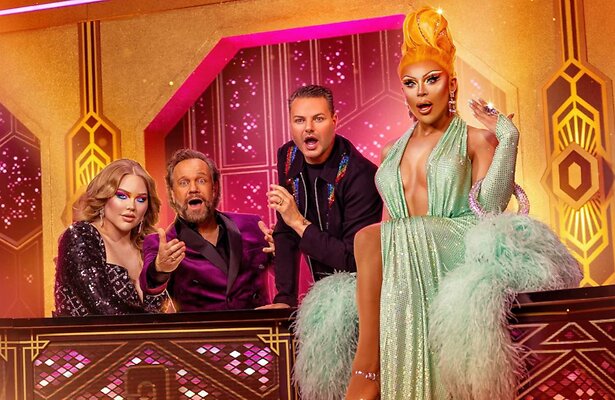 Nikkie de Jager, Carlo Boszhard, Fred van Leer en Envy Peru