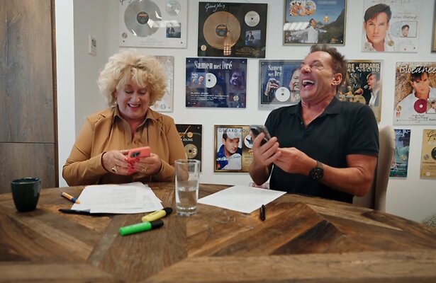 Karin Bloemen en Gerard Joling