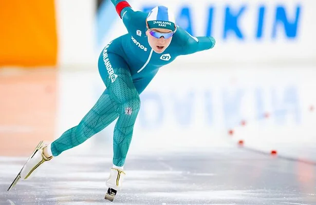 Merel Conijn eerder dit jaar op het ijs.