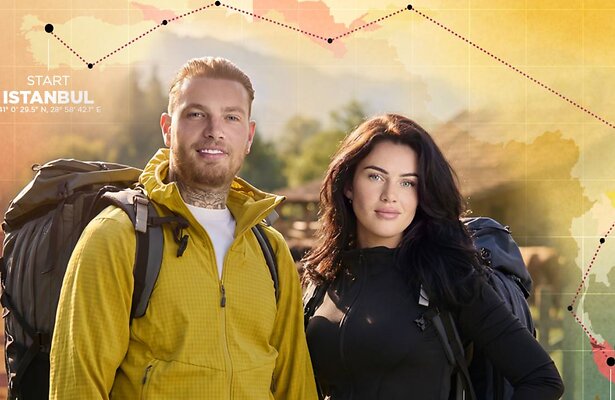 Sjorleone en Gijsje in Race across the World