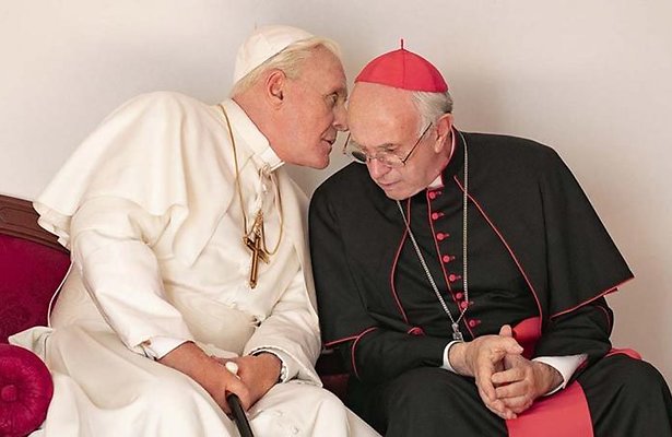 Anthony Hopkins en Jonathan Pryce