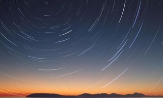 The sky at night