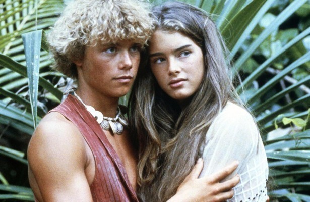 Christopher Atkins als Richard en Brooke Shields als Emmeline in The Blue Lagoon