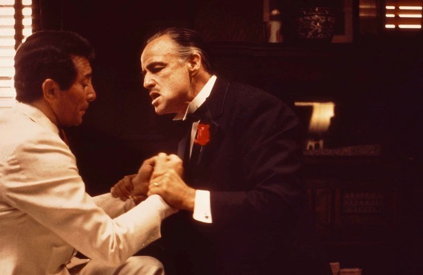 Al Martino en Marlon Brando in The Godfather