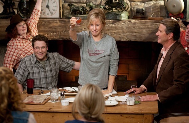 Seth Rogen en Barbra Streisand in The Guilt Trip