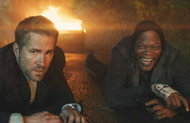 Samuel L. Jackson en Ryan Reynolds in The Hitman's Bodyguard