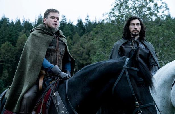 Matt Damon en Adam Driver in The Last Duel