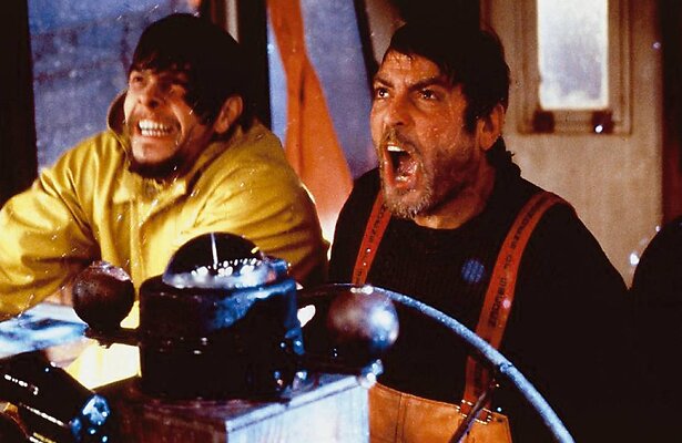 George Clooney en Mark Wahlberg in The Perfect Storm