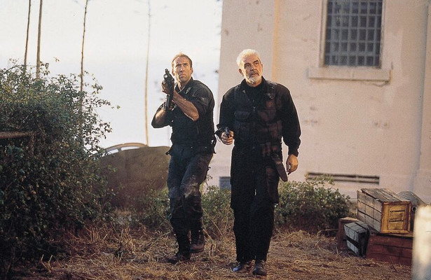 Nicolas Cage en Sean Connery in The Rock