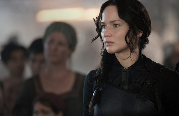 Jennifer Lawrence in The Hunger Games: Mockingjay - Part 1