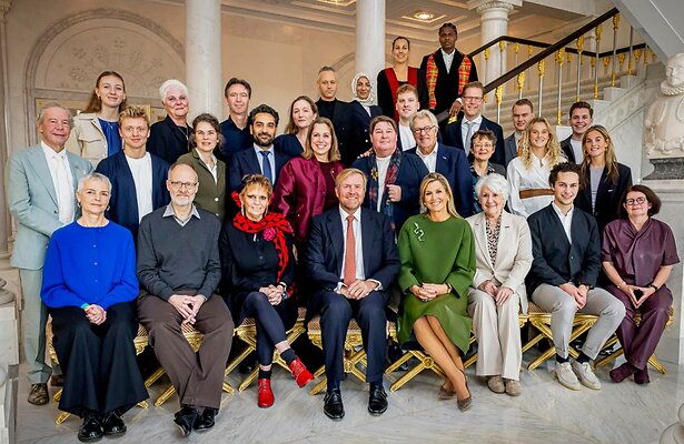 Foto van de uitblinkerslunch.